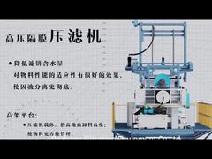 Placa automática de inversão de filtro, pressão hidráulica Placa de filtro de aço inoxidável