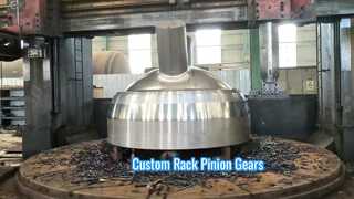 Engrenagens personalizadas de cremalheira e pinhão de alta precisão