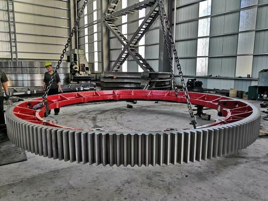 Heavy Duty 16000mm ball mill girth gear For Ball Mill And Rotary Kiln