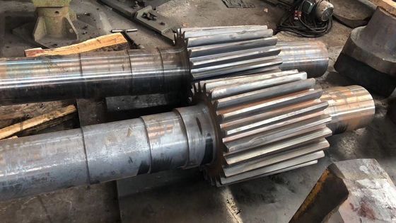 30Mode Integral 100TPD Pinion Gear Shaft And Ball Mill Pinion Gear Factory