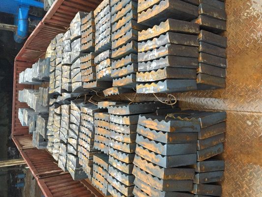 16.2 R/Min Rotate  869 T Ball Loading Autogenous Grinding Mill Liner Plate