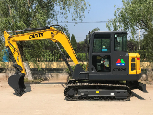 Máquina escavadora hidráulica resistente da esteira rolante do equipamento de construção CT60-9
