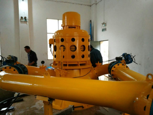 Arma de pulverizador dobro vertical do grupo de gerador de Hydroturbine da greve 200KW oblíqua