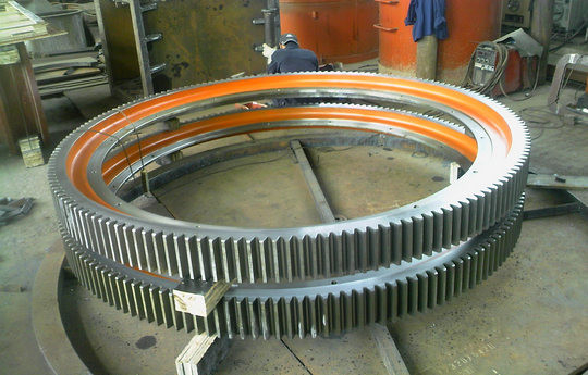 Engrenagem grande Ring Tooth Ring das circunferências do moinho do aço de molde da liga GS42CrMo4