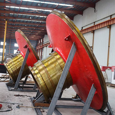 Tampa final de aço fundido Fundição e forjados Moinho de bolas tampa final personalizada