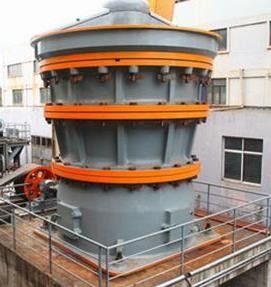 Máquina trituradora de pedra giratória de alta capacidade para britagem de granito