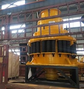Máquina trituradora de pedra trituradora de cone para minérios e rochas com dureza média ou superior