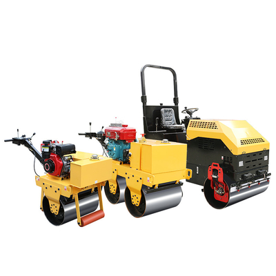 Maquinaria de construção resistente Mini Hand Road Roller Compactor