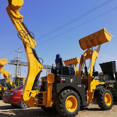 Cubeta que despeja a maquinaria de construção resistente do carregador do Backhoe da altura 3500mm