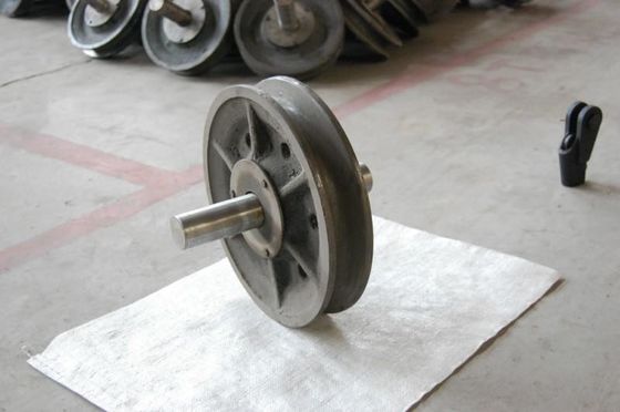 Castings Forgings Sheave Wheel Pulley Crane Wheel 42crmo Acero ligado Ferro fundido