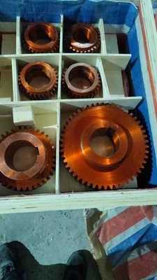 Aço Cast Iron Brass Pinion Small Spur Gear In Gear Reducer Caixa de engrenagens