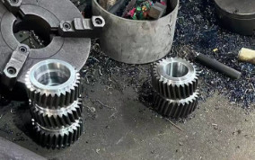 Cnc Pinion personalizado e engrenagem de eixo de pin ISO / CE