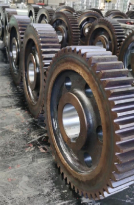 Peças de Anel de Engrenagem de Moinho de Bolas de Alta Temperatura e Resistentes ao Desgaste para Mineração e Metalurgia