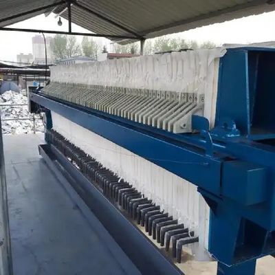 Filtro Prensa de Compressão Mecânica, Modo Duplo Hidráulico Manual