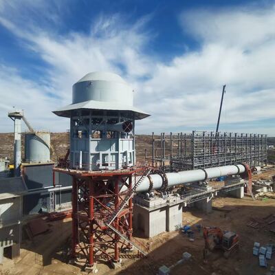Estufa giratória do cimento ativo do cal e para cimentar o preço de fábrica da estufa giratória