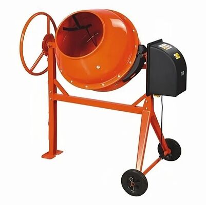 Equipamento de fábrica de cimento durável Misturador de tambor vertical com roda de inclinação manual e motor de alta potência para mistura de materiais