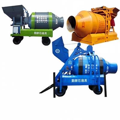 Equipamento de fábrica de cimento Máquinas de construção de barril de balde fixo Mixer de cimento Mixer de concreto Máquina para projeto de apoio de mina