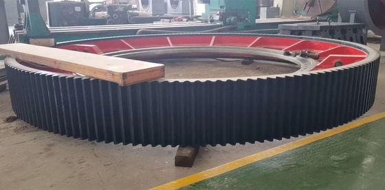 Preço de fábrica da engrenagem das circunferências da engrenagem das circunferências do moinho de bola do módulo ASTM do aço de moldação 10 e da estufa giratória