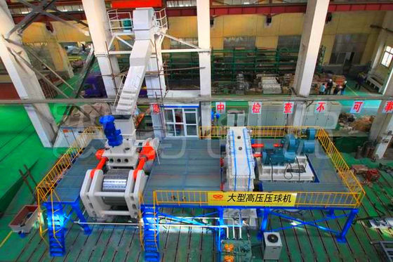Máquina fria/quente da máquina da metalurgia da máquina 100TPH do carvão amassado e da imprensa da bola