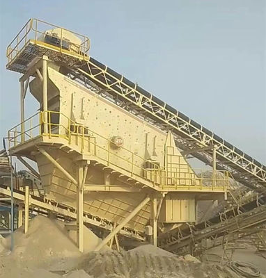 Tela de vibração linear da peneira 100TPH de Malla Vibratoria Sand Vibration Separator
