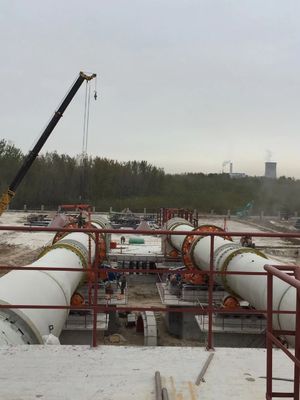 estufa 12000t/d giratória de 6.0x95m na economia de energia da planta do cimento