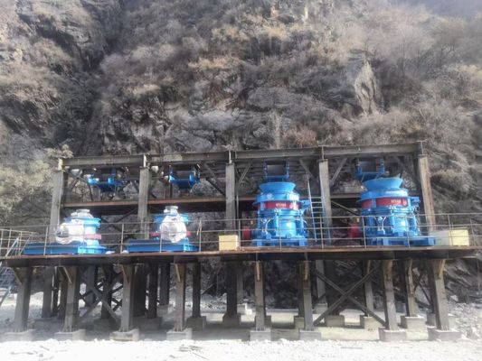 35-460 da máquina dura do triturador de pedra do milímetro triturador móvel do cone