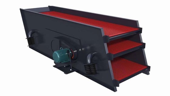 Eficiência 15 ~ peneira linear da tela de vibração de 1300 T/H para a argila