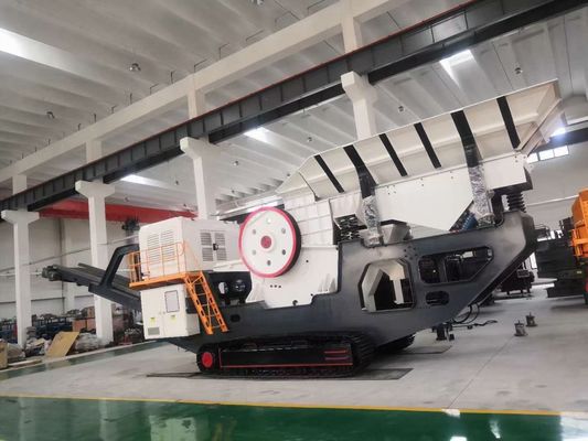 Móbil da máquina do triturador de pedra do tph de Sang Making 450 que esmaga a estação